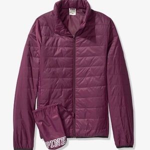 EUC PINK Packable Puffer Jacket